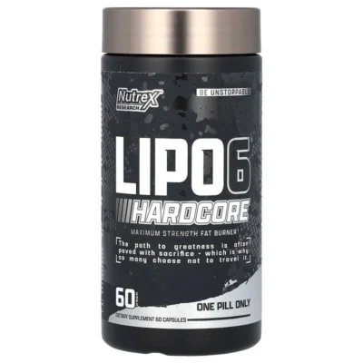 Nutrex Lipo-6 Hardcore | 60 Tablets (60 Servings)