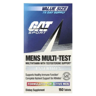 GAT Sport Men’s Multi+Test (Value Size) | 150 Tablets (75 Servings)