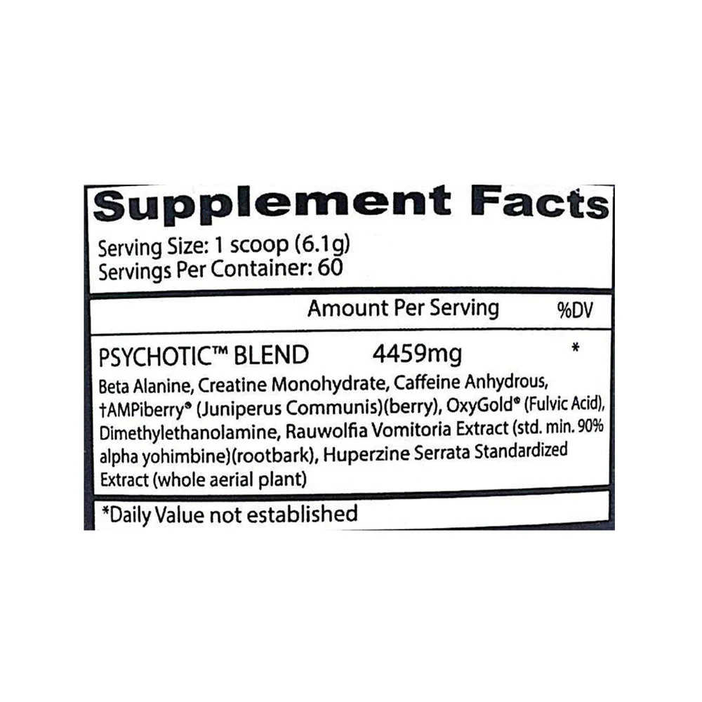 Insane Labz Psychotic 60 Servings - Image 2