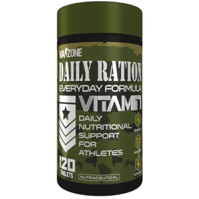 Warzone Daily Ration Multivitamin | 120 Tablets (120 Servings)